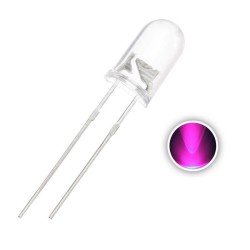 Çin - 5mm Şeffaf LED - Pembe Çin - 5mm Şeffaf LED - Pembe