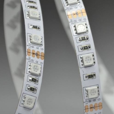 5V SİYAH-BEYAZ İÇ-DIŞ MEKAN RGB ŞERİT LED 3 ÇİP 5050 5 METRE