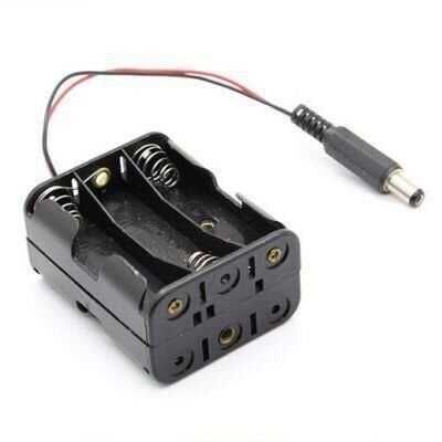 6 lı AA Jaklı Pil Yuvası - Sırt Sırta