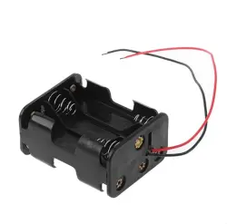 Çin - 6 lı AA Pil Yuvası - Sırt Sırta