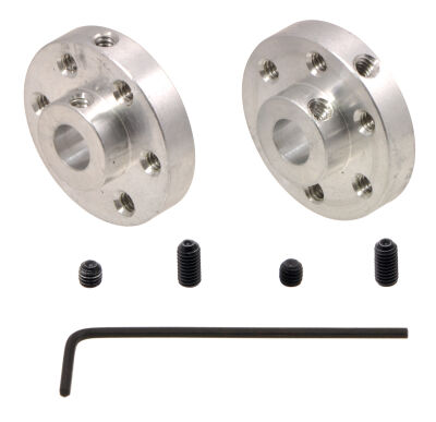 6mm Mil için #4-40 Delikli Alüminyum Montaj Göbeği (2 Adet) - PL-1083