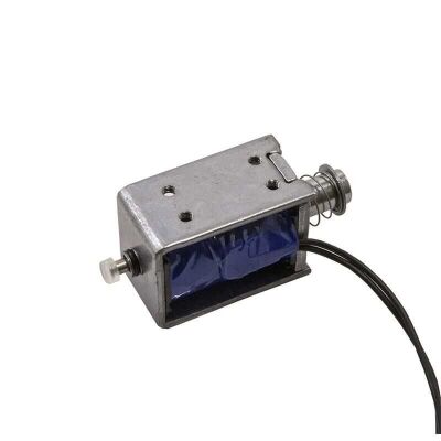 6V -12V İtme Solenoid Bobin SDO-0837S, 10mm Strok