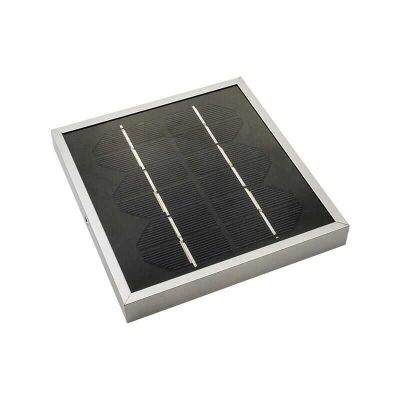 6V 600mA Su Geçirmez Alüminyum Kasalı Solar Panel - 130x130mm