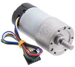 Pololu - Pololu 70:1 Metal Redüktörlü Motor 37Dx70L mm 12V, 64 CPR Enkoderli PL-4754