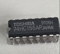 74HC155 Dual 2-to-4-line Decoder / Demultiplexer | DIP - 16 Entegre - Thumbnail