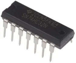 Çin - 74HC32N Quad 2-input OR Gate | DIP-14 Entegre, TI
