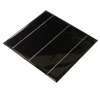 7.5V 500mA Fotovoltaik Güneş Pili (Solar Panel - Solarcell) - 150x160mm