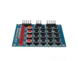 Çin - 8 LED li 4x4 Keypad Modül - Tuş Takımı Modül Çin - 8 LED li 4x4 Keypad Modül - Tuş Takımı Modül