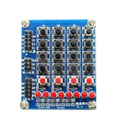 8 Led′li 4x4 Keypad Modül - Tuş Takımı Modül