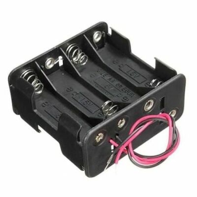 8 li AA Pil Yuvası - Sırt Sırta