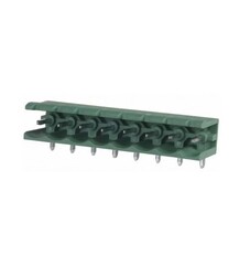 Çin - 8 Pin 5.08mm Geçmeli Klemens - Erkek, 90 Derece, Yeşil