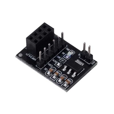 8 Pin nRF24L01 Wireless Modül Adaptörü (On-board 3.3V Regülatörlü)