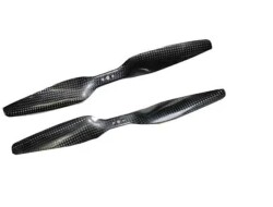 Çin - 8055 Karbon Fiber Pervane Seti - CW / CCW, Siyah