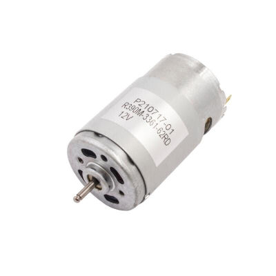390 12V 8700rpm Genel Amaçlı Redüktörsüz DC Motor- 2mm Mil Çap