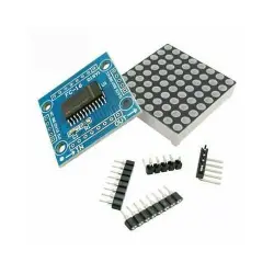 Çin - 8X8 Dot Matrix Modülü - MAX7219 Çin - 8X8 Dot Matrix Modülü - MAX7219