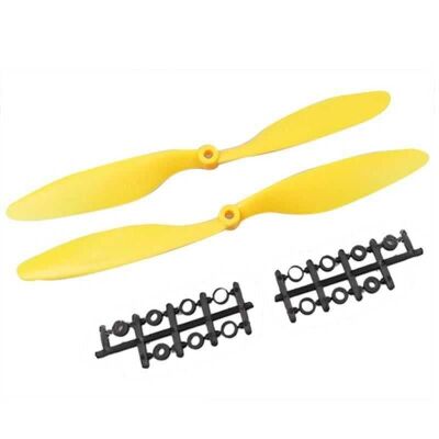 9047 Plastik Pervane Seti - CW / CCW, Sarı