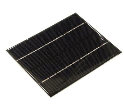 9V 250mA Fotovoltaik Güneş Pili (Solar Panel - Solarcell) - 50x55mm