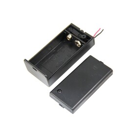 Çin - 9V Pil Yuvası Kapak Anahtarlı Çin - 9V Pil Yuvası Kapak Anahtarlı
