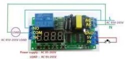 AC 220V Zaman Ayarlı Röle Modülü PLC Uyumlu IO23B0 - Thumbnail