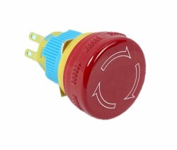 Acil Durum Bas Çevir Buton (Emergency Stop) - 2NC, 26mm Kafa - Thumbnail