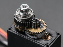 Adafruit B2122 Analog Pozisyon Geri Beslemeli Servo Motor - Metal Dişli - Thumbnail