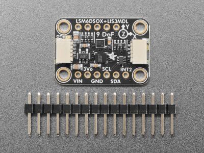 Adafruit LSM6DSOX + LIS3MDL 9 DoF Hassas IMU Sensör Kartı - STEMMA QT / Qwiic