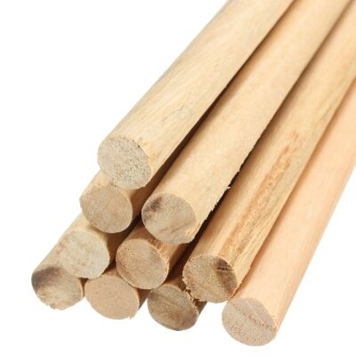 Ahşap Oyma ve El Sanatları İçin Silindir Tahta 10cm x 2cm 5'li