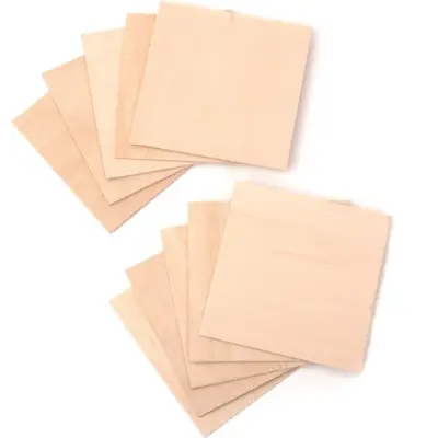 Ahşap Plaka - A350, 5 Adet (Lazer Gravür ve CNC için) - 33045