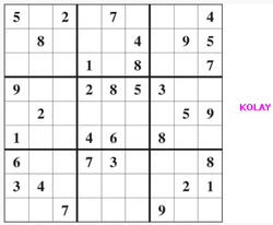 Ahşap Sudoku Oyunu - Thumbnail
