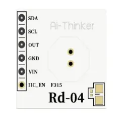AI Thinker RD-04 10.525GHz X Band Radar Hareket Algıma Var Yok Sensörü - 6.5m - Thumbnail