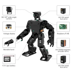 AiNex ROS, Yapay Zeka Destekli İnsansı Robot Eğitim Kiti (Standart, RPi 5 8GB) - Thumbnail