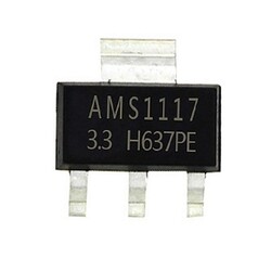 - AMS1117 3.3V Lineer Voltaj Regülatörü - SOT223, 1A  - AMS1117 3.3V Lineer Voltaj Regülatörü - SOT223, 1A