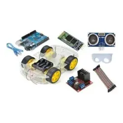 Çin - Arduino Bluetooth Kontrollü 4wd Robot Araba Seti Çin - Arduino Bluetooth Kontrollü 4wd Robot Araba Seti