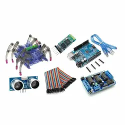 Çin - Arduino Bluetooth Kontrollü Örümcek Robot Kiti