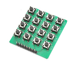Çin - Arduino Keypad 4x4 Matrix Tuş Takımı Çin - Arduino Keypad 4x4 Matrix Tuş Takımı