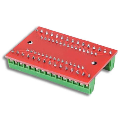 Arduino Nano Klemens - Pin Header Çevirici/Çoklayıcı Shield Arduino Nano Klemens - Pin Header Çevirici/Çoklayıcı Shield