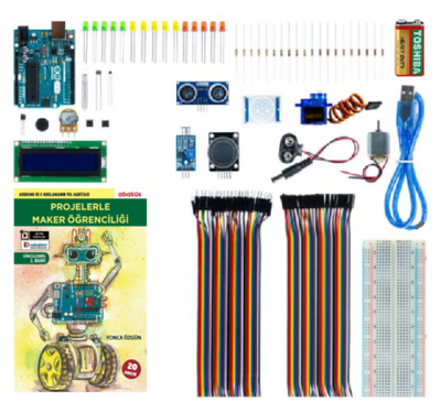 Arduino Proje Maker Öğrenci Seti (Kitaplı Videolu) - Yonca Özgün