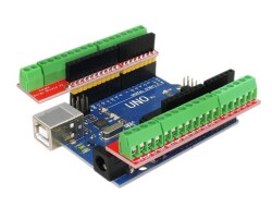 Arduino Uno Klemens - Pin Header Çevirici/Çoklayıcı Shield - Thumbnail