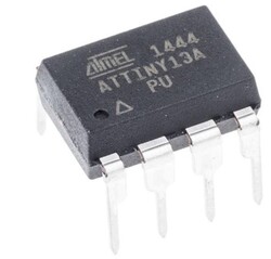  - Attiny13 Microcontroller (8-Bit, 1K Flash) | DIP-8 Entegre, Atmel