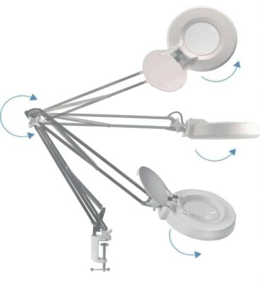 Bakon BK500C LED Aydınlatmalı Akrobat Büyüteç - 12.7cm Çap, 8X Büyütme