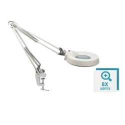 Çin - Bakon BK500C LED Aydınlatmalı Akrobat Büyüteç - 12.7cm Çap, 8X Büyütme