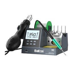 Bakon BK602 PRO 2 in 1 Havya ve Sıcak Hava Tabancalı Tamir İstasyonu - Thumbnail