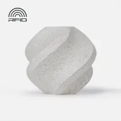Uni-T - Bambu Lab PLA Marble Mermer Görünümlü Filament - Beyaz Mermer, 1kg