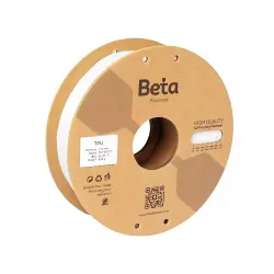Beta - Beta Esnek (TPU 95A) 1.75mm Filament - 800g, Beyaz Beta - Beta Esnek (TPU 95A) 1.75mm Filament - 800g, Beyaz
