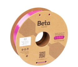Beta - Beta PLA-Magic Silk 1.75mm Filament - 1kg, Rose Red Royal Blue Beta - Beta PLA-Magic Silk 1.75mm Filament - 1kg, Rose Red Royal Blue