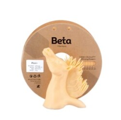 Beta - Beta PLA+ (Plus) 1.75mm Filament - 1kg, Krem