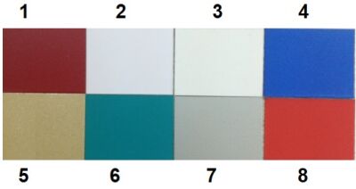 Beyaz Çerçeveli Renkli Yüzey Manyetik Pano - 54 x 70 cm, 10 Adet Mıknatısla