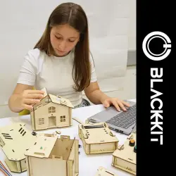 black-KİT Arduino Tabanlı Mucit Seti (Ahşap Parçalar ile Üret) - Thumbnail