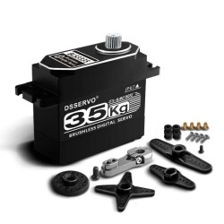 DSServo - BLS3235 35kg Fırçasız Su Geçirmez IP67 Metal Dişli Dijital Servo Motor - 180°