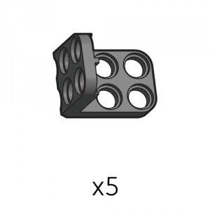 Bracket-Dual-S (SPL-2b2(K) | Robotis DREAM Uyumlu Braket | 5 Adet